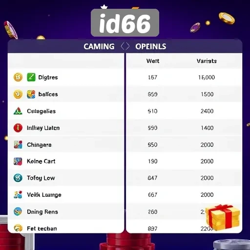 Perbandingan Game Populer di id66 dan Situs Lain